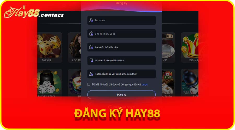 Đăng ký HAY88